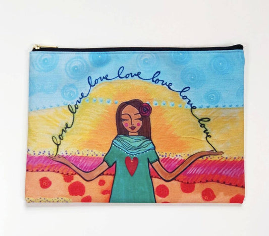 Handbags Self Love Pouch Lori Portka - Happiness Through Art 7 Sisters Gifts & Wellness