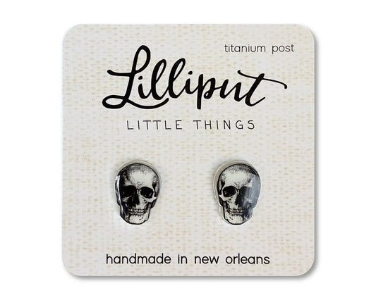 Apparel & Accessories NEW Skull Earrings Lilliput Little Things 7 Sisters Gifts & Wellness