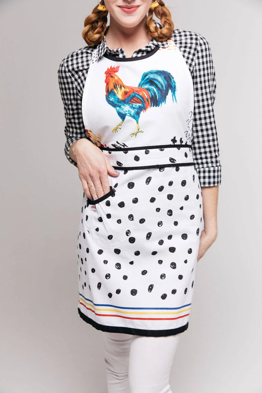 Aprons Rooster Apron Simply Whimsical 7 Sisters Gifts & Wellness