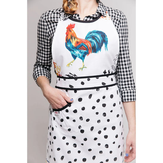 Aprons Rooster Apron Simply Whimsical 7 Sisters Gifts & Wellness