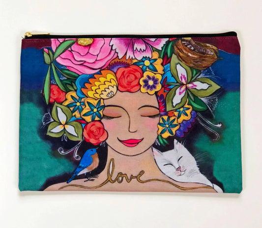 Handbags Abundance Goddess Pouch Lori Portka - Happiness Through Art 7 Sisters Gifts & Wellness