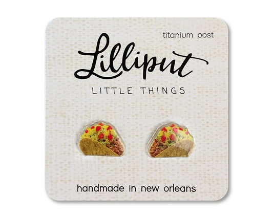 Jewelry Taco Earrings Lilliput Little Things 7 Sisters Gifts & Wellness