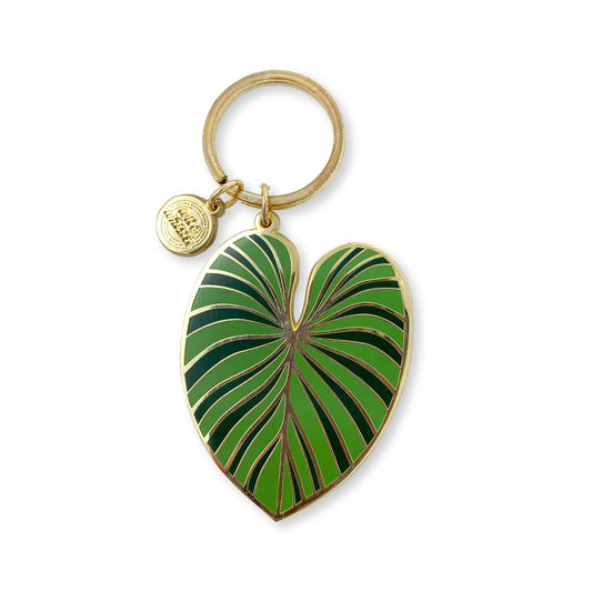 Keychains Keychain - Philodendron Gloriosum Wit & Whistle 7 Sisters Gifts & Wellness