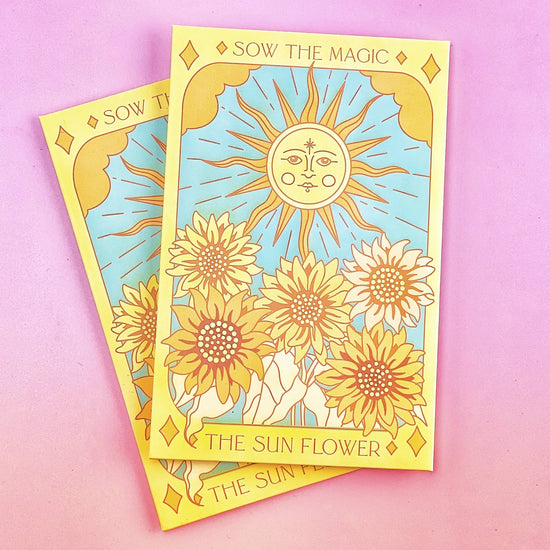 Seeds The Sunflower (Ring of Fire) Tarot Garden + Gift Seed Packet Sow the Magic 7 Sisters Gifts & Wellness