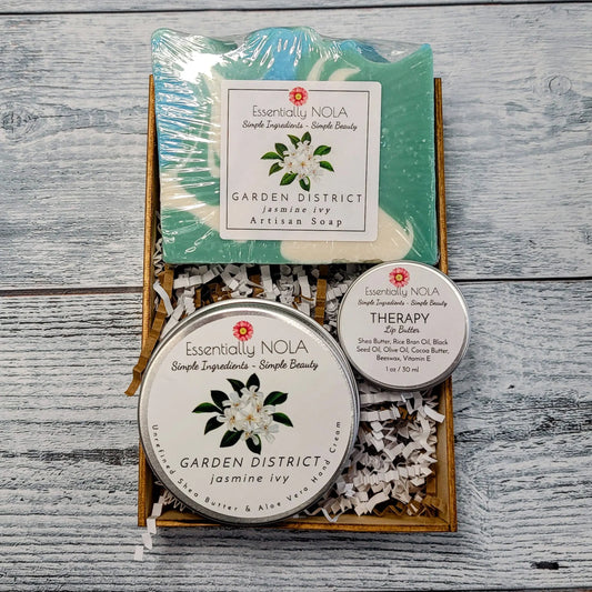  Soap & Shea Gift Set - Garden District - Jasmine Ivy Essentially NOLA 7 Sisters Gifts & Wellness